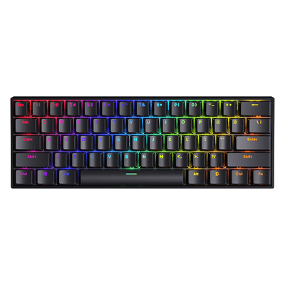 Full-Key 60% Wireless Anti-ghosting KG20B 61 3 Keys Mode 2.4G BT BT Type For Phone Tablets PC Gaming Gaming Mechanical Keyboard With RGB Backlit